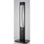 Radiator incalzitor terasa cu infrarosu, putere maxima 1800W, vertical, cu 1 element, 2 trepte de caldura, control mecanic, negru