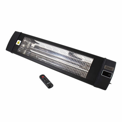 Radiator infrarosu cu fibra carbon, 2000W, telecomanda inclusa, montaj perete sau picior