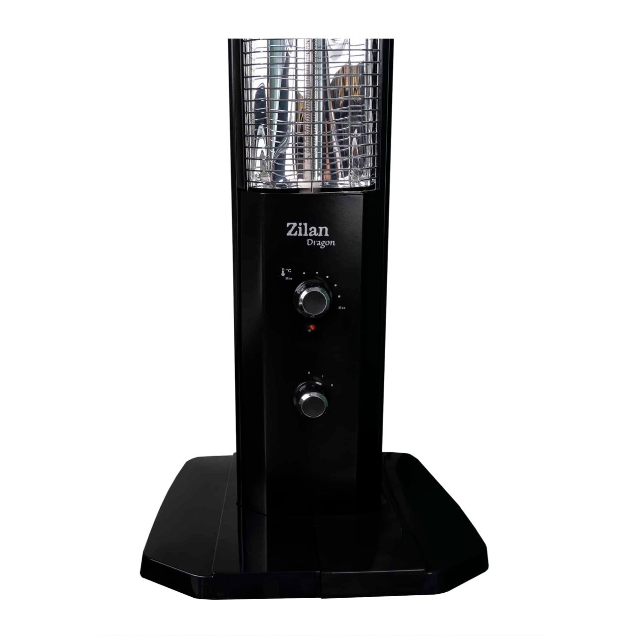 Radiator vertical cu infrarosu, 1800 W, negru, decuplare sigura