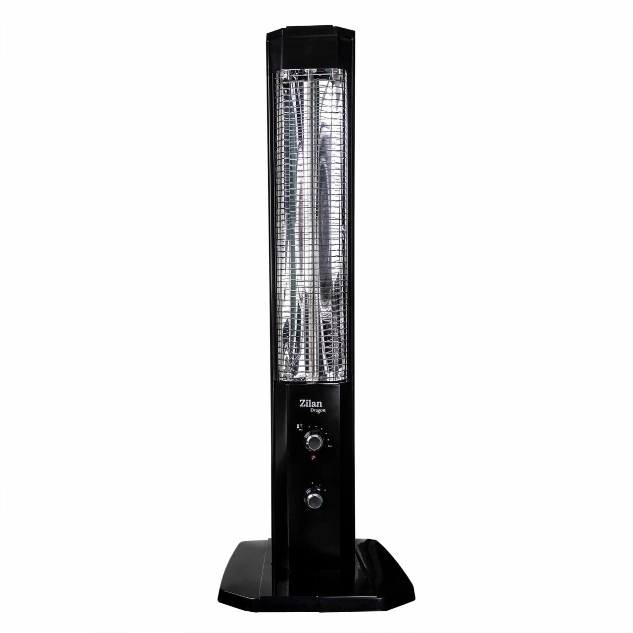 Radiator vertical cu infrarosu, 1800 W, negru, decuplare sigura