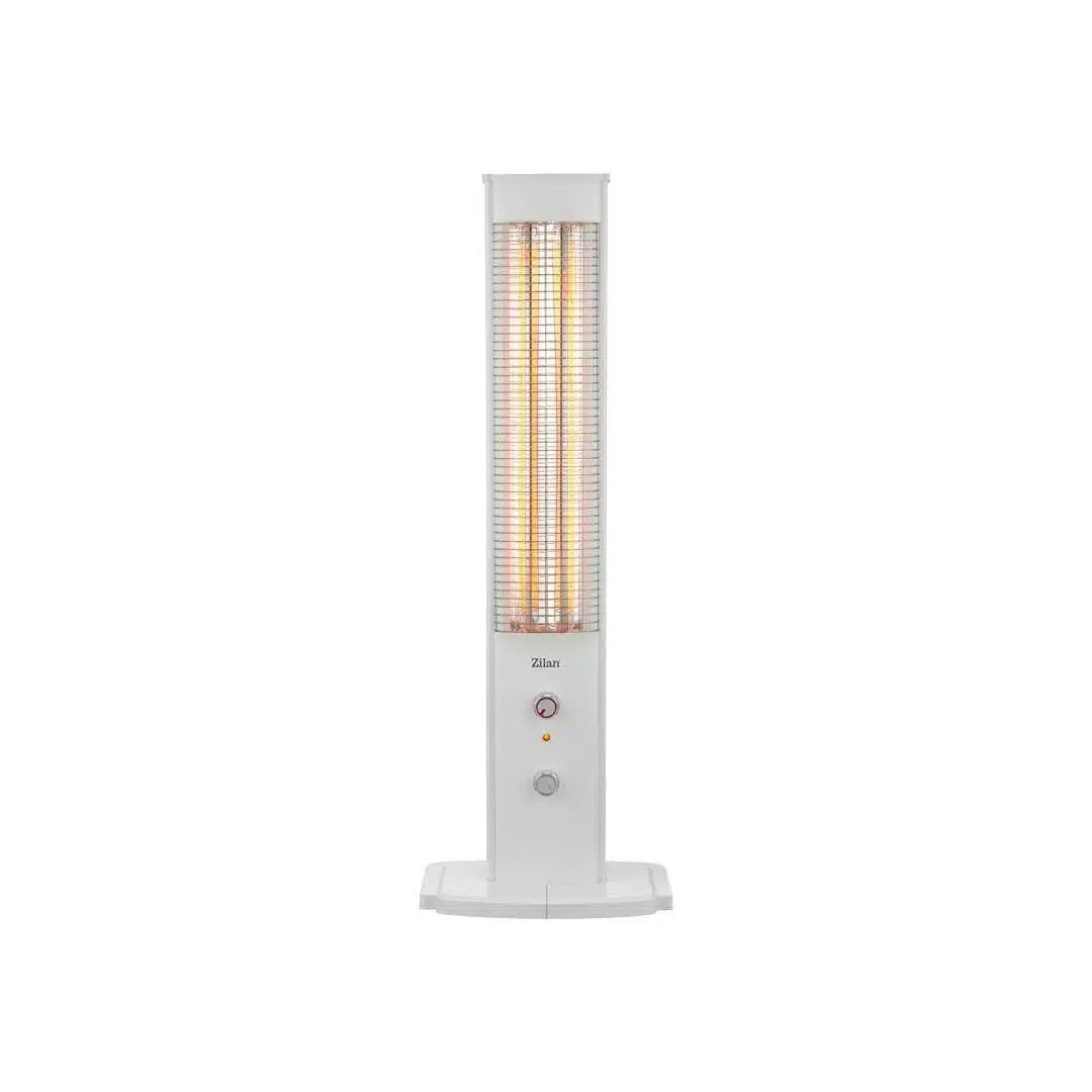 Radiator vertical cu infrarosu, 2 rezistente, 2000W, termostat reglabil, siguranta rasturnare