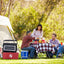 Radio cu incarcare solara, functie AM/FM/SW 1-6, USB/TF, CARD/BT, lampa laterala LED, conexiune Bluetooth, antena telescopica, negru