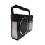 Radio cu incarcare solara, functie AM/FM/SW 1-6, USB/TF, CARD/BT, lampa laterala LED, conexiune Bluetooth, antena telescopica, negru