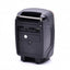 Radio portabil cu bluetooth si acumulator, MP3, USB, TF, FM, AM, SW, LED, lumini RGB, maro