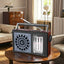 Radio portabil, difuzor stereo, player MP3, baterie reincarcabila, dimensiuni 19.5x6.9x11.8cm, AUX, USB, negru