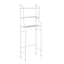 Raft depozitare peste toaleta FOXMAG24, etajera masina de spalat, alb, 160x47x25