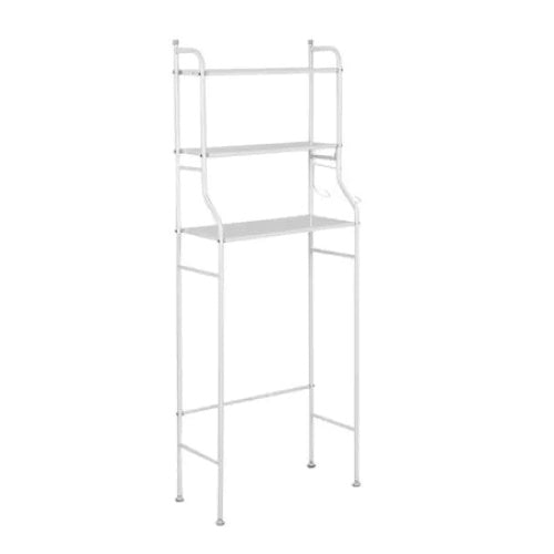 Raft depozitare peste toaleta FOXMAG24, etajera masina de spalat, alb, 160x47x25