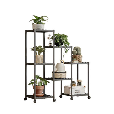 Raft multifuncțional, potrivit pentru interior și exterior, cu roti, 95 x 27.5 x 82.5 cm