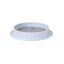 Rama aerisire plastic cu mufa, diametru 125mm, culoare alba