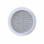 Rama aerisire plastic cu mufa, diametru 125mm, culoare alba