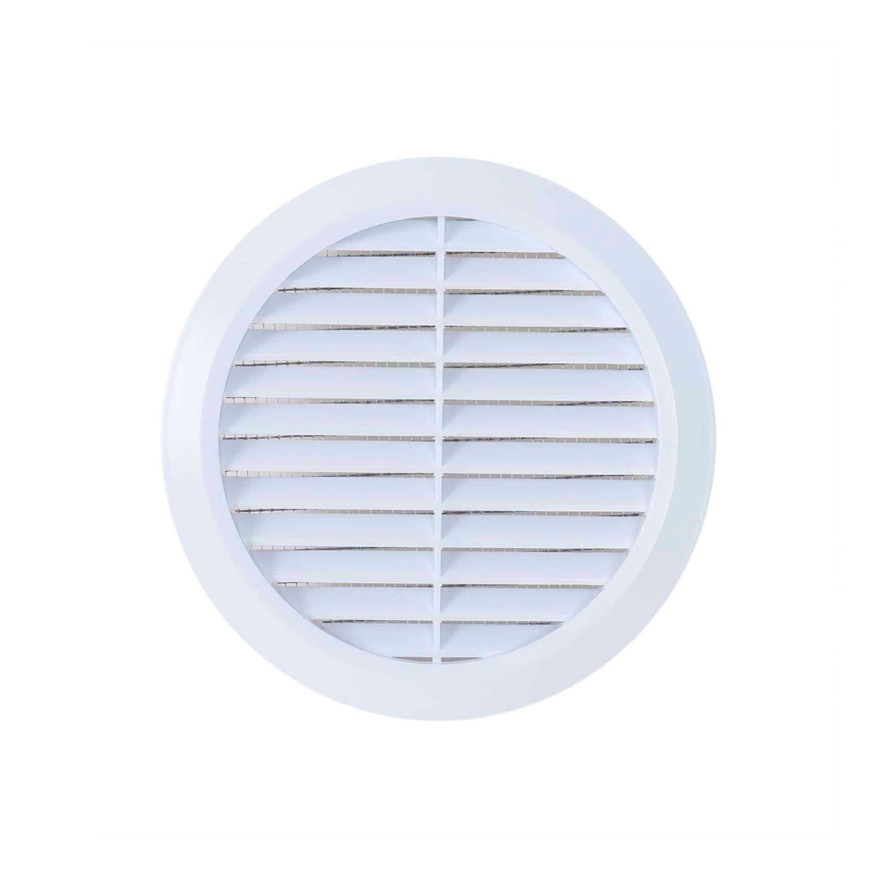 Rama aerisire rotunda plastic, diametru 100mm, culoare alba