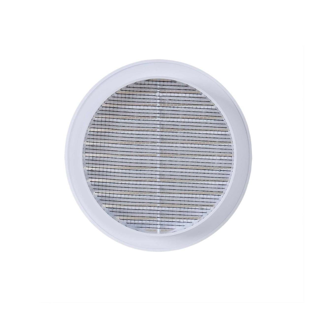 Rama aerisire rotunda plastic, diametru 100mm, culoare alba
