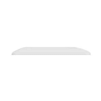 Rama decorativa pentru priza simpla Schneider Asfora, alb lucios, 83x83 mm