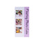 Rama foto cub magnetic rotativ cu 6 poze 6x6 cm, alb, 15x7x15 cm