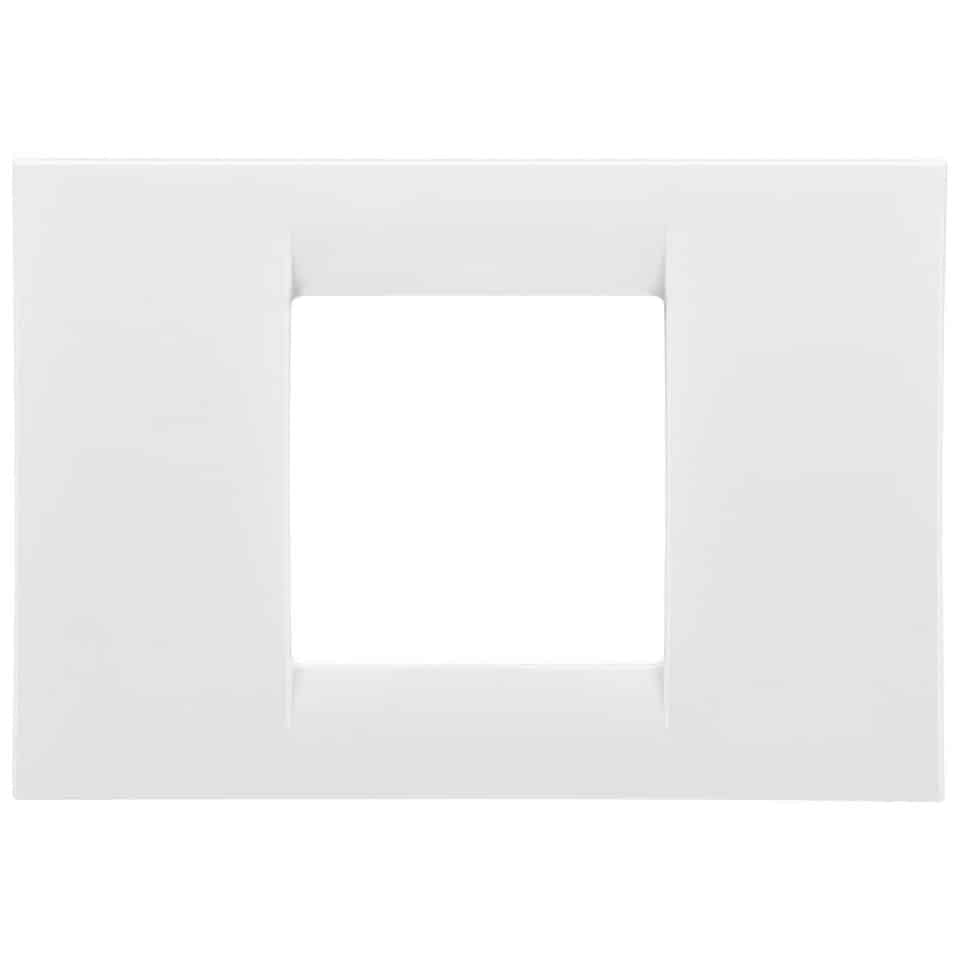 Rama ornament 2 module, plastic alb, dimensiuni 11.5x8x1.5 cm