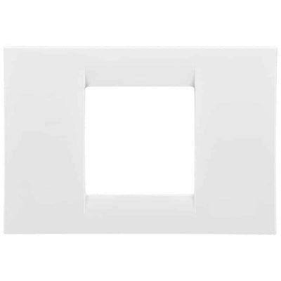 Rama ornament 2 module, plastic alb, dimensiuni 11.5x8x1.5 cm
