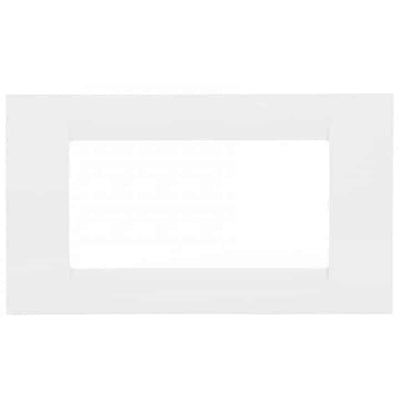Rama ornament 4 module, plastic alb, design modular italian