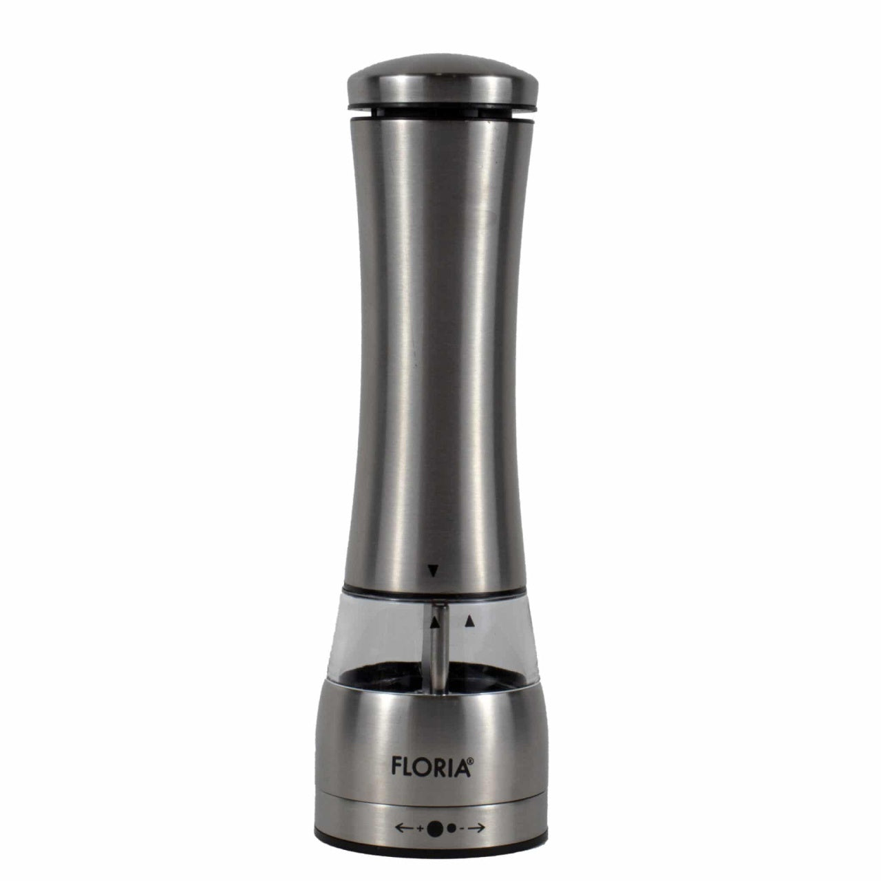 Rasnita electrica inox pentru sare, piper si condimente, functionare baterii AAA