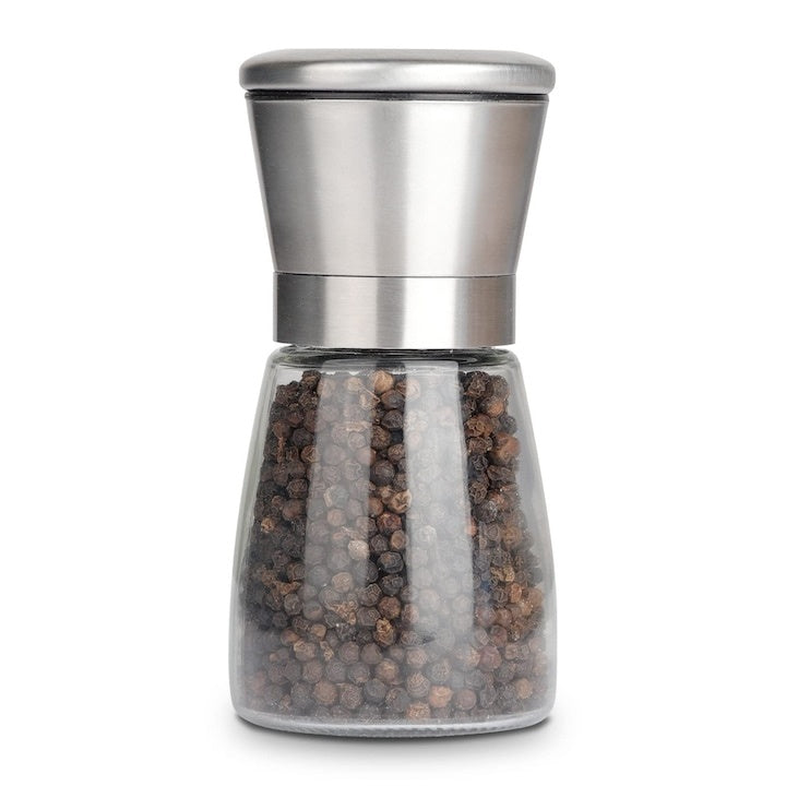 Rasnita pentru condimente, inox, sticla, 180ml, design elegant