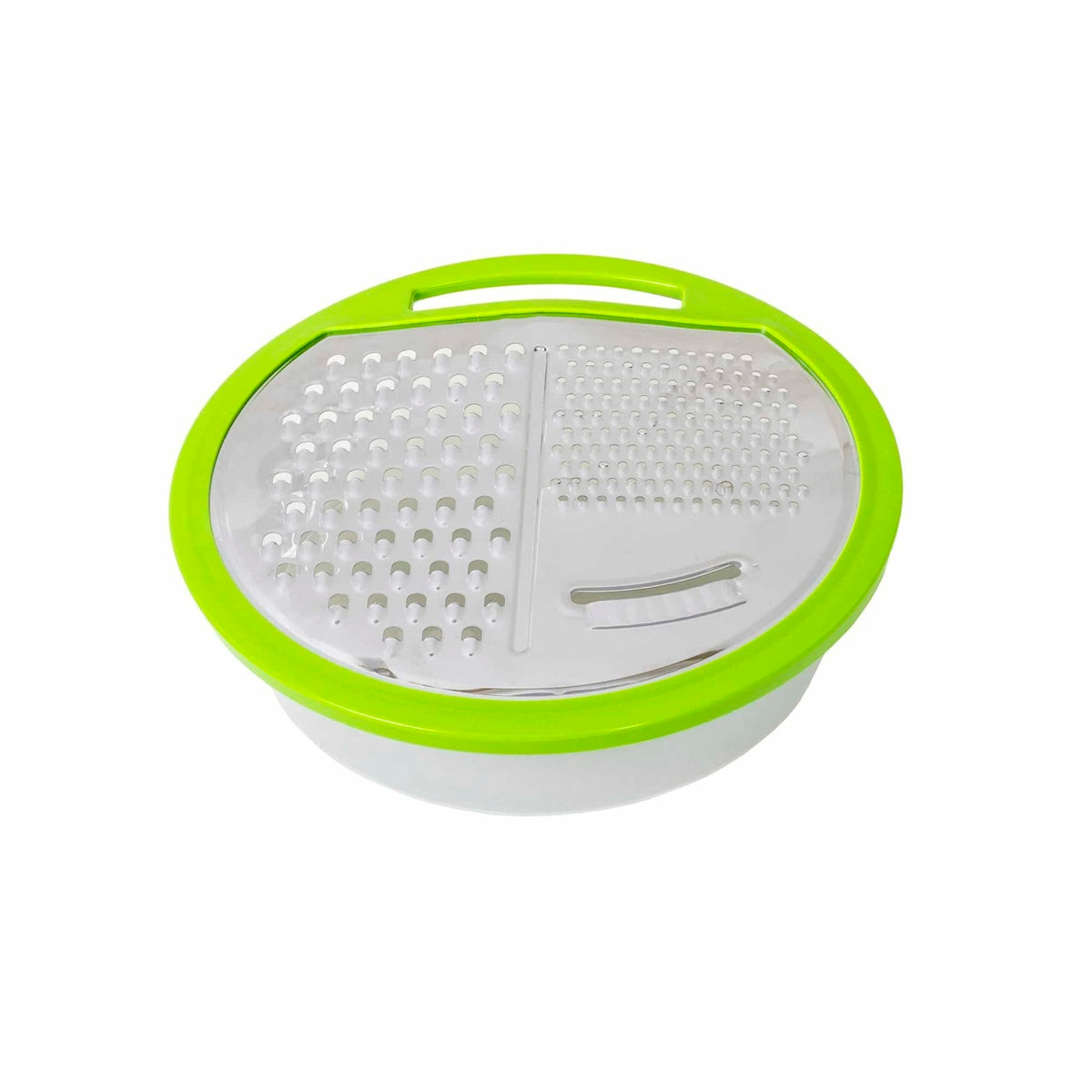 Razatoare cu recipient plastic si capac, verde, recipient detasabil