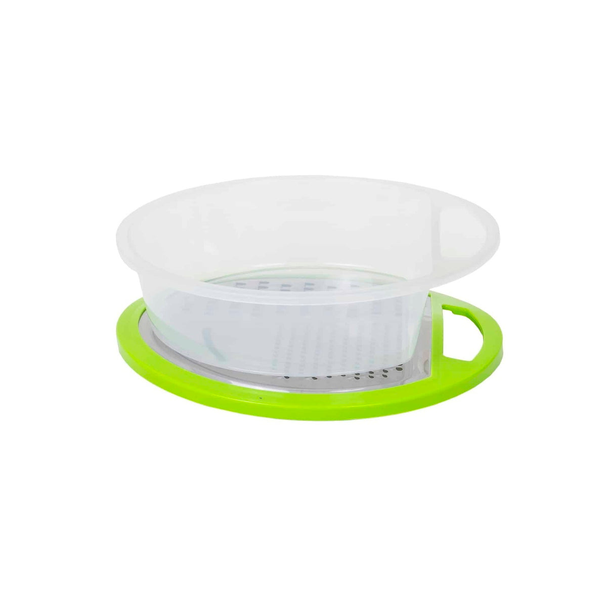Razatoare cu recipient plastic si capac, verde, recipient detasabil