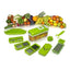 Razatoare de legume multifunctionala FOXMAG24, 11 moduri de taiere, 9 piese