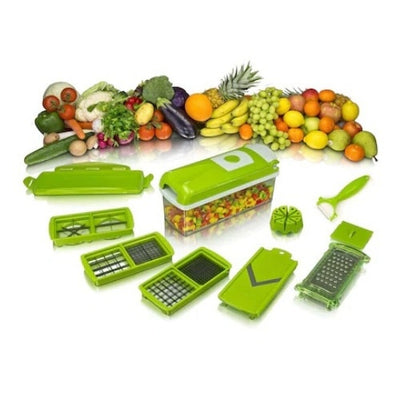 Razatoare de legume multifunctionala FOXMAG24, 11 moduri de taiere, 9 piese