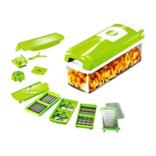 Razatoare de legume multifunctionala FOXMAG24, 11 moduri de taiere, 9 piese