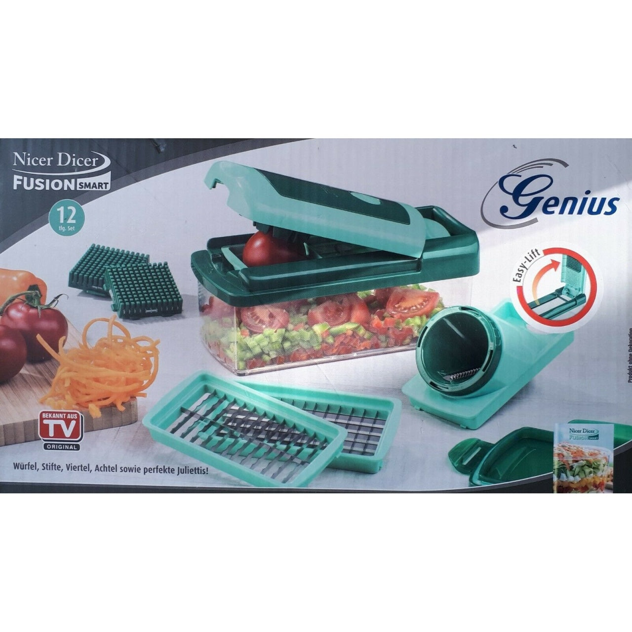 Razatoare Genius Nicer dicer fusion smart, 12 piese