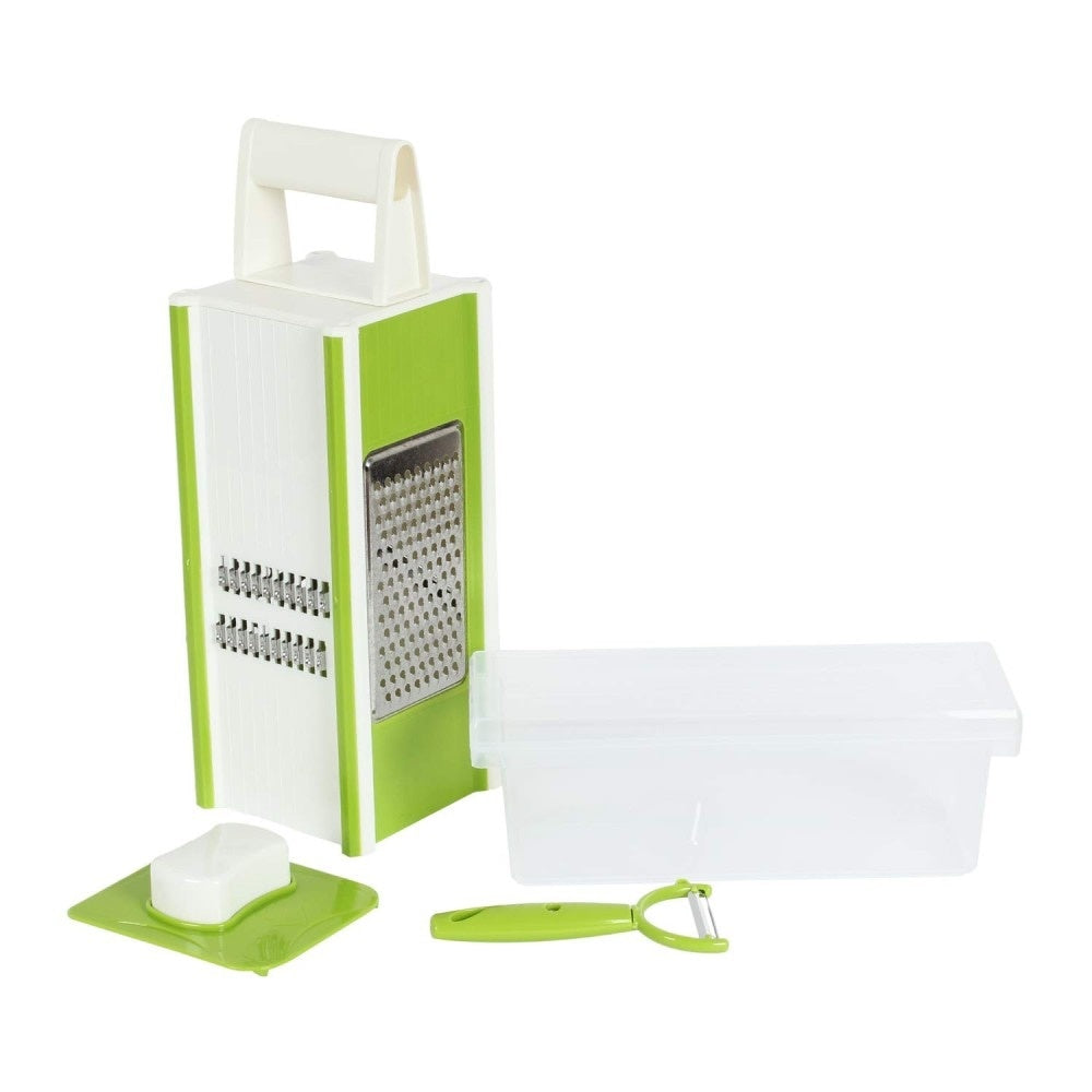 Razatoare multifunctionala cu recipient FOXMAG24®, Alb/Verde