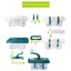 Razatoare Multifunctionala Nicer Dicer Twist, Cu Recipient De Depozitare, Pentru Maruntirea Legumelor Si Fructelor, Verde