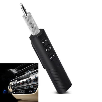 Receptor audio, conexiune Bluetooth, incarcare USB, control volum, on/off apel, mufa jack 3, 5mm, negru