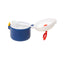 Recipient pentru lapte praf 250ml, albastru, 9x9.5cm, usor de folosit