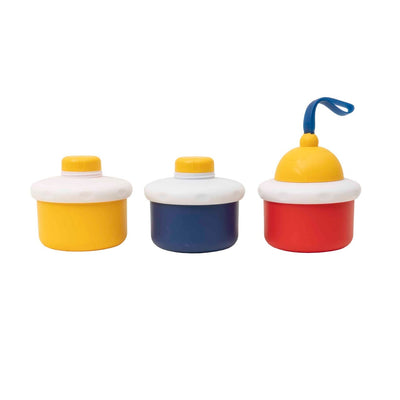 Recipient pentru lapte praf cu 3 compartimente, 20x7.5 cm, material PP