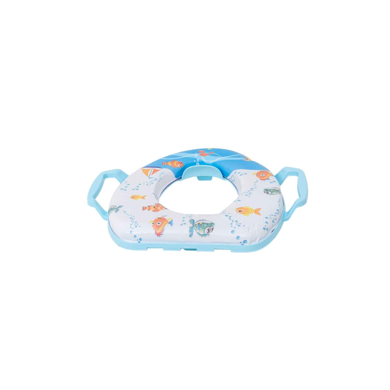 Reductor WC copii cu manere si burete moale, dimensiuni 30x28 cm