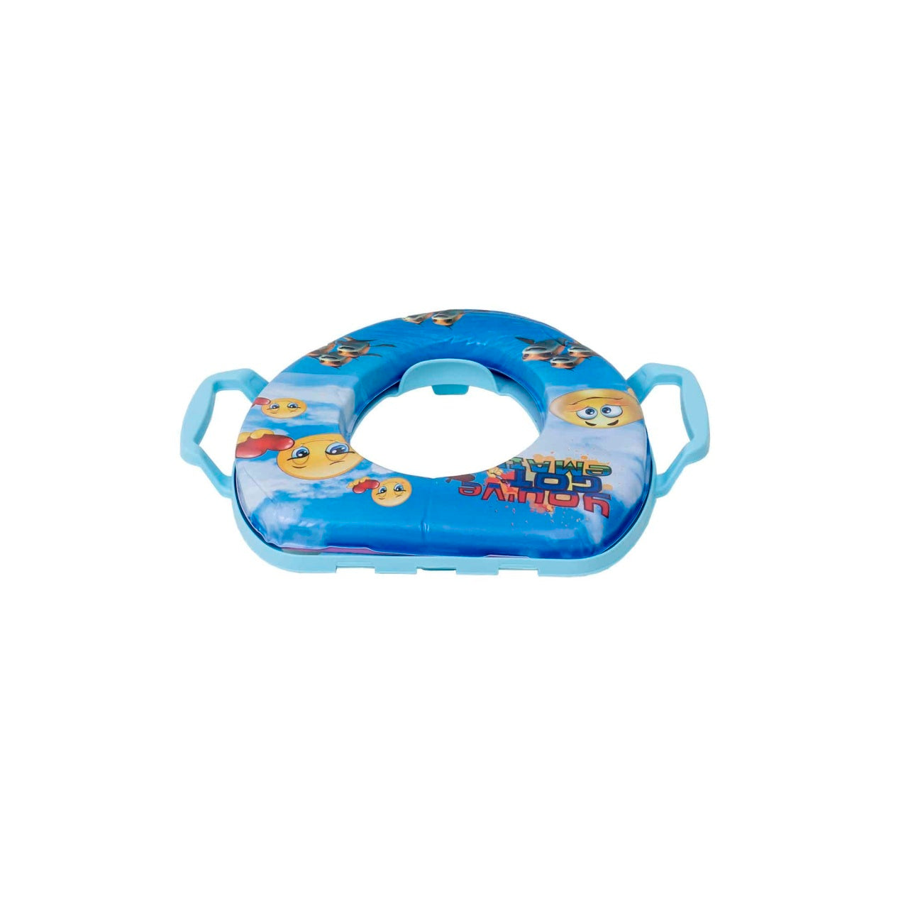 Reductor WC pentru copii cu manere si burete moale, dimensiuni 30x28 cm