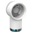 Ventilator portabil de birou 4 în 1, cu funcție de umidificator, 3 trepte de viteza, funcționează fără fir, incarcare USB, alb
