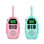 Set 2 stații Walkie Talkie pentru Copii – Set 2 Interfoane Portabile Colorate, Rază Lungă