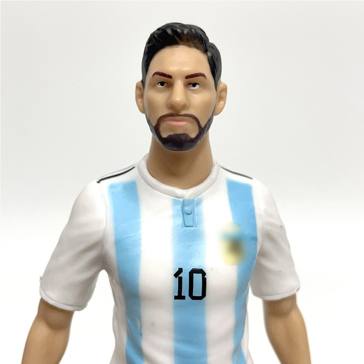 Figurină Lionel Messi Stil C în Cutie – PVC Premium, Design Multicolor cu Detalii Bogate