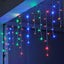 Instalație LED tip țurțuri, 2000 LED-uri, 100 m, multicoloră – imagine 2