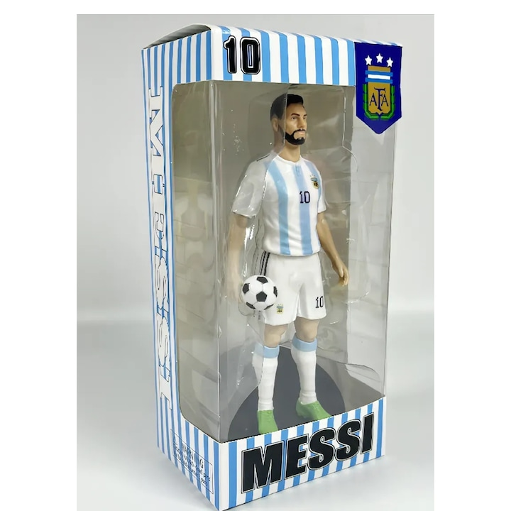 Figurină Lionel Messi Stil C în Cutie – PVC Premium, Design Multicolor cu Detalii Bogate