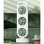 Ventilator de birou portabil cu 3 capete, reincarcabil prin USB, incarcare rapida Type-C, culoare alb/negru