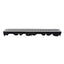 Rigola cu capac zincat, 100x13 cm, culoare negru