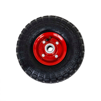 Roata roaba 4.10 / 3.50-4 cu ax 20mm, capacitate 136 Kg, diametru 26 cm