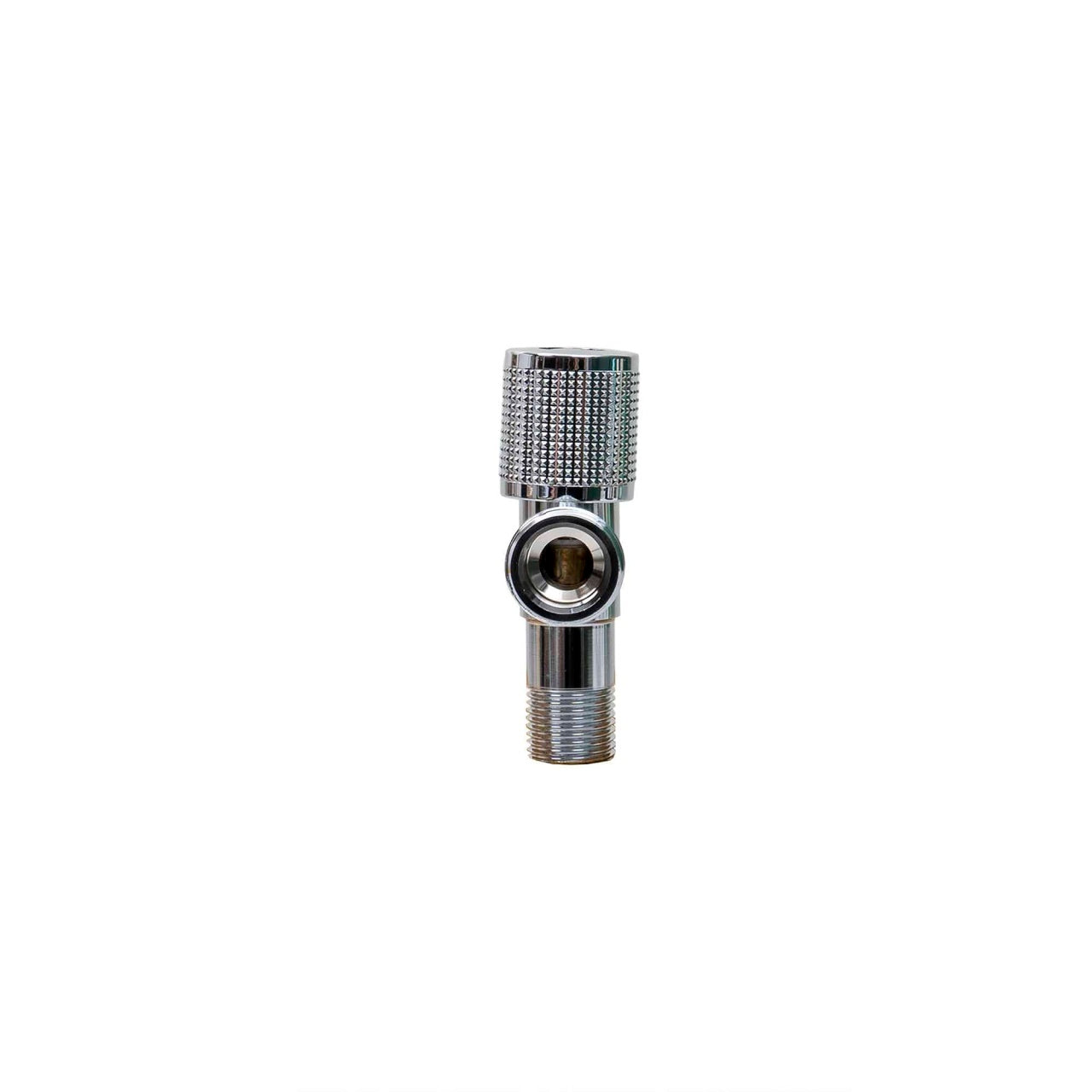 Robinet coltar 1/2""-3/4"" crom cu cartus ceramic si maner metalic ergonomic