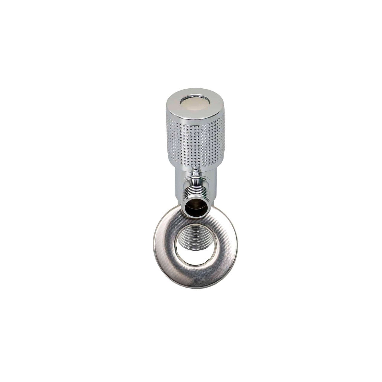 Robinet coltar 1/2""-3/8"" crom cu cartus ceramic si maner metalic ergonomic