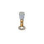 Robinet coltar serviciu 1/2""-1/2"" crom cu cartus ceramic, maner metalic ergonomic