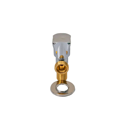 Robinet coltar serviciu 1/2""-3/4"" crom cu cartus ceramic si maner metalic