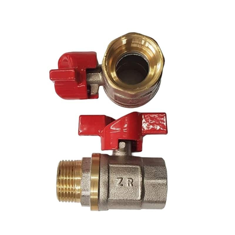 Robinet cu bila 3/4 inch cu filet interior si exterior, rezistent si usor de utilizat