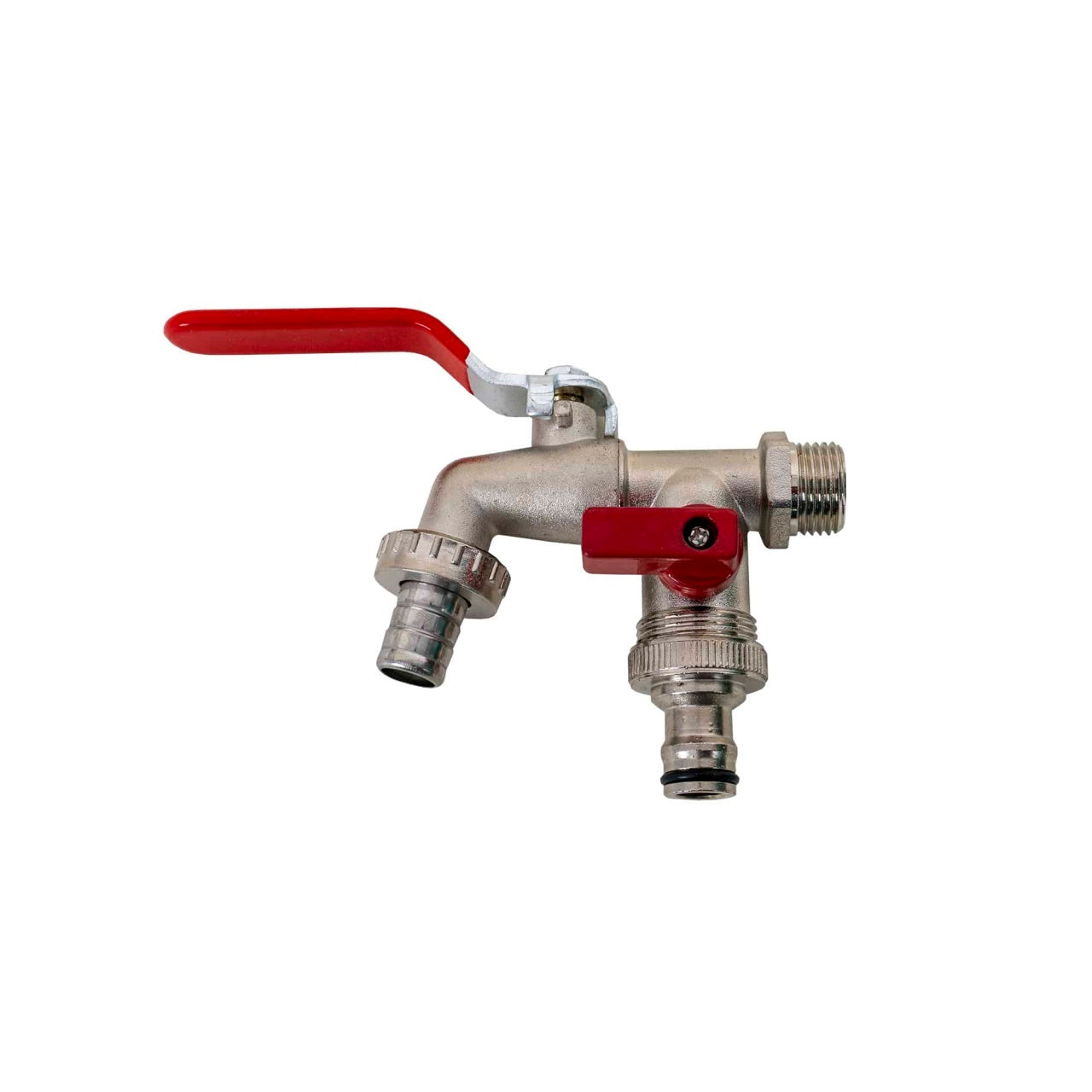 Robinet dublu cromat 1/2 inch pentru instalatii apa